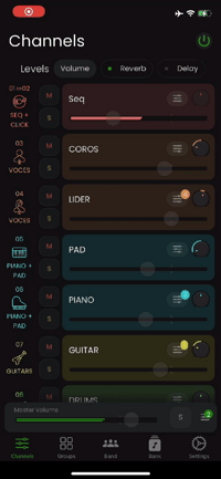 Visual do novo design mobile da StageWave